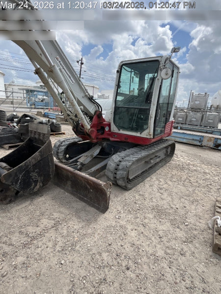 2019 Takeuchi TB290 Takeuchi TB290 Cab/Heat/AC w/Rubber Tracks, Auxiliary Hydraulics, Dozer Blade, Manual QC, 18/24/36" Buckets, Hydraulic Thumb Installed