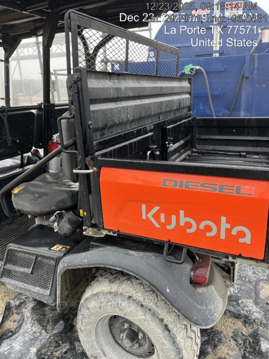 2021 Kubota RTV-X1140W-H Plastic Canopy, Windshield Acrylic Clear, LED Strobe Light, Wire Harness Kit, Back up Alarm
