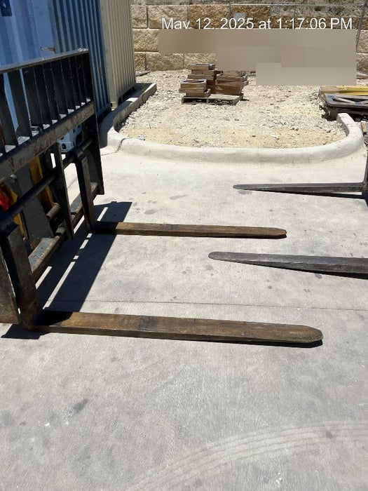 2018 Manitou MTA10055 Manitou MTA 10055 w/Cab/Heat/AC, Work Lights/Strobe, Aux Hyd, Solid Tires, Lift Hook, 66" Carriage, 60" Forks