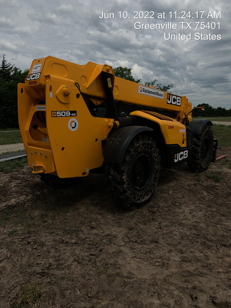 2022 JCB 509-42 74Hp Dsl, Canopy, Sld Tires, LED WL, Bcn, L Hook, EST