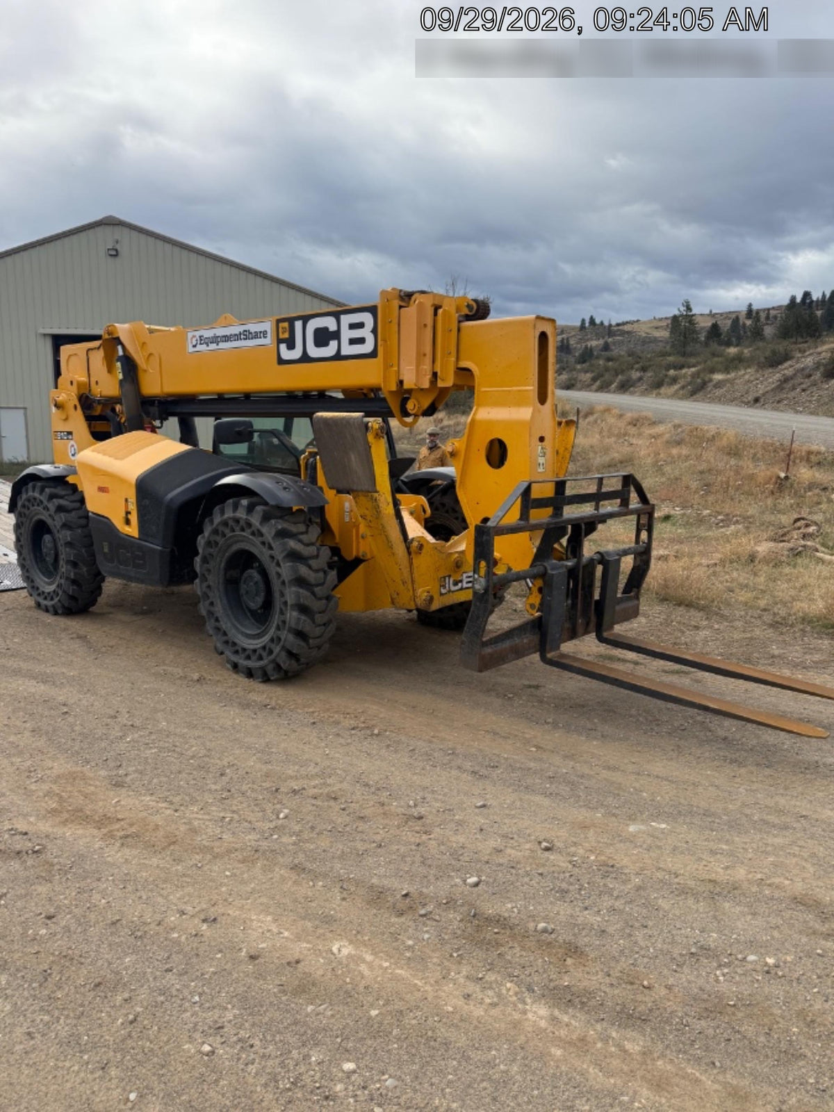 2020 JCB 510-56 Canopy, Solid Tires, Work Lights, Beacon, Aux Hydraulics, Back up Alarm, Lifting Eye, ES Decals