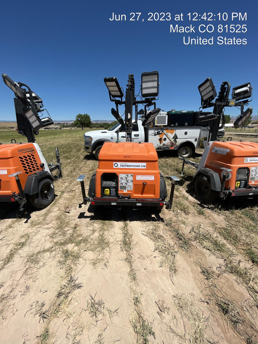 2023 Generac MLT2 Diesel, Flex Switch 120V Input, Powerzone Controller, (4) 320W LED Lights, 4kW Generator, 39.9 Gal Fuel Tank, 2" Ball, T3