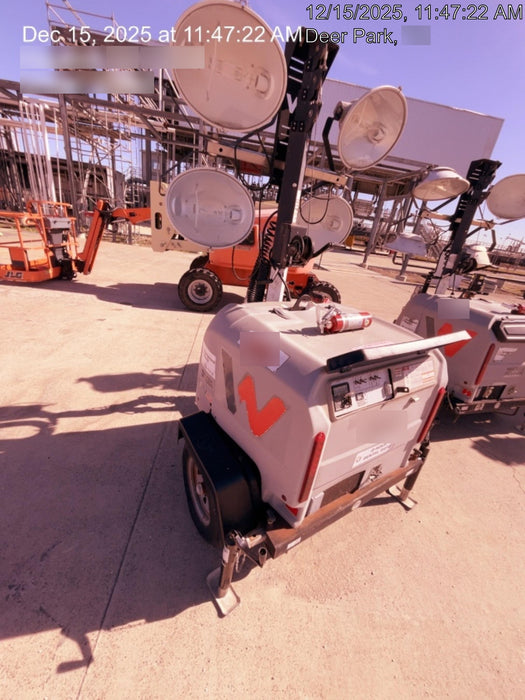 2019 Wacker Neuson LTV6L-MH Wacker Neuson LTV6L Mobile Light Tower w/Fuel Level Sensor Installed