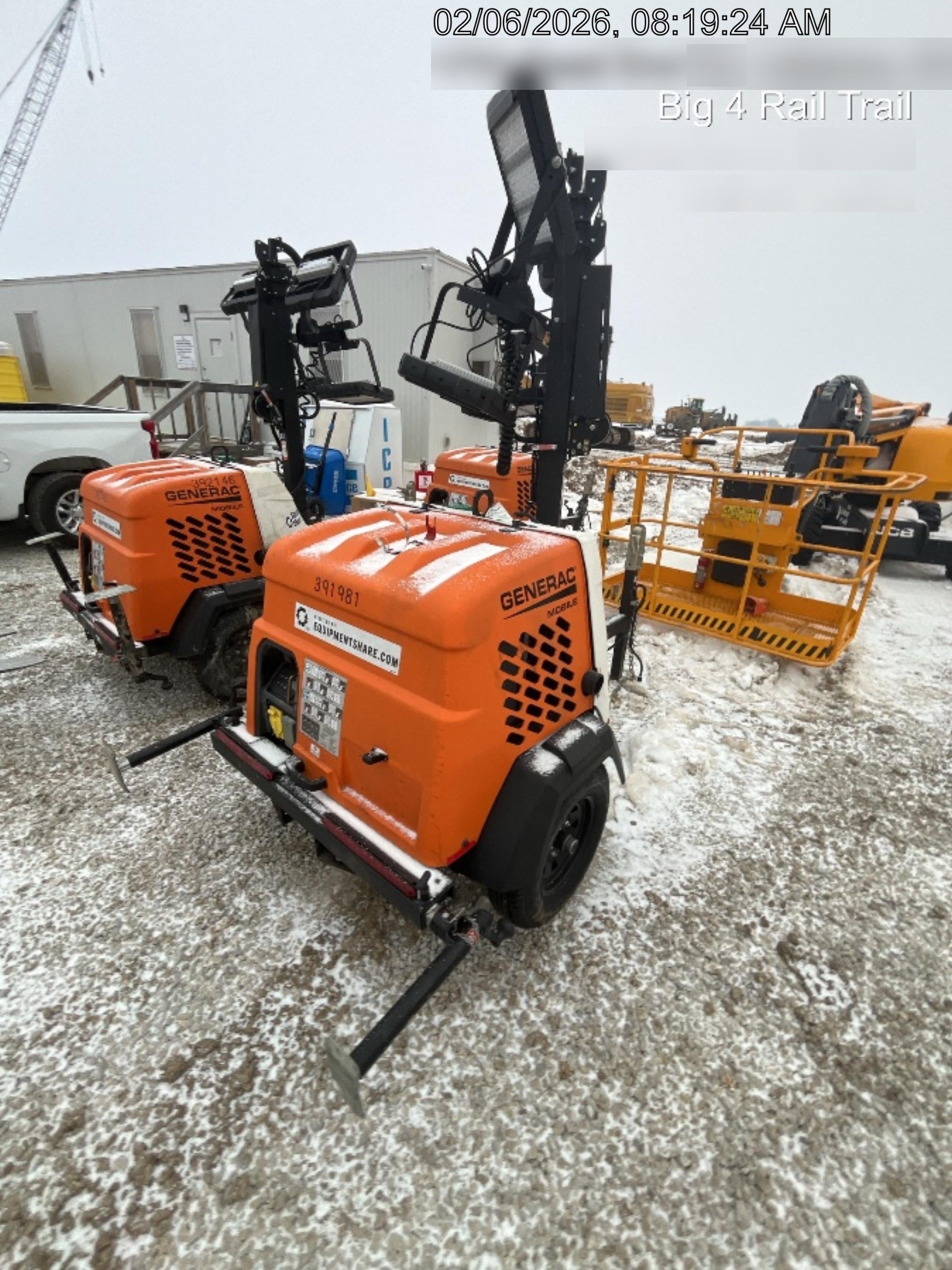 2024 Generac MLT2 Diesel, Flex Switch 120V Input, Powerzone Controller, 
(4) 320W LED Lights, 4kW Generator, 39.9 Gal Fuel Tank, 2" Ball, T3