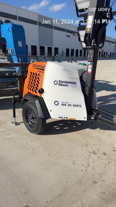 2023 Generac MLT2 Diesel, Flex Switch 120V Input, Powerzone Controller, 
(4) 320W LED Lights, 4kW Generator, 39.9 Gal Fuel Tank, 2" Ball, T3