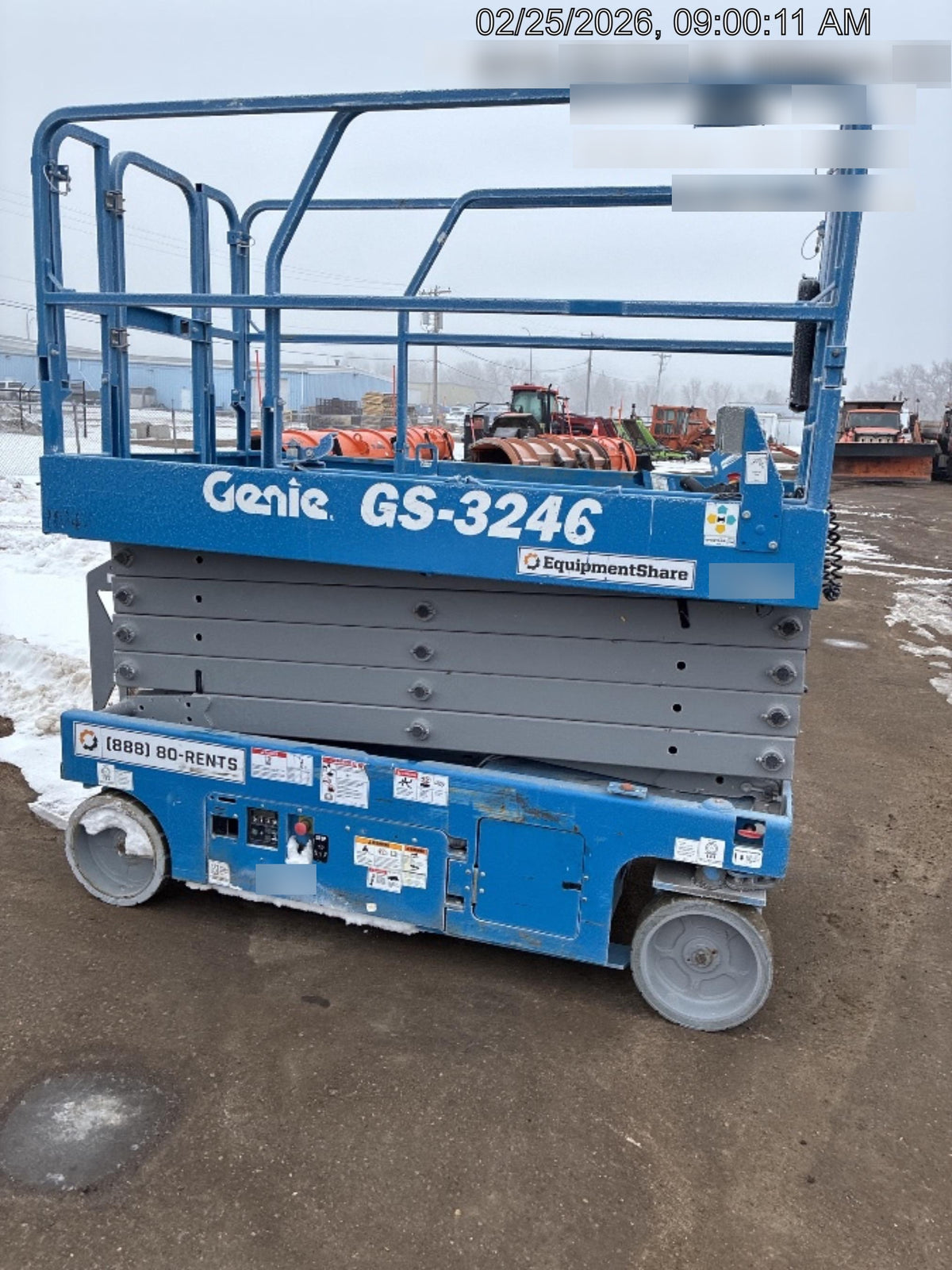 2018 Genie GS-3246 Genie GS-3246 w/Folding rails, Full height swing gate