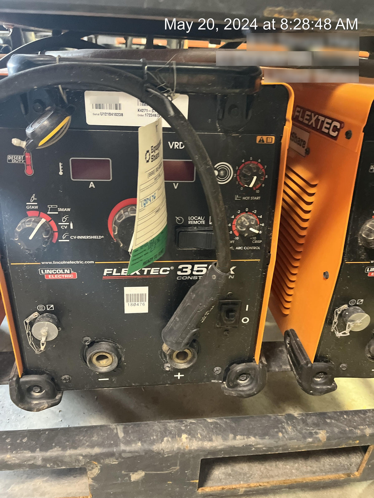2021 LINCOLN ELECTRIC FLEXTEC 350X