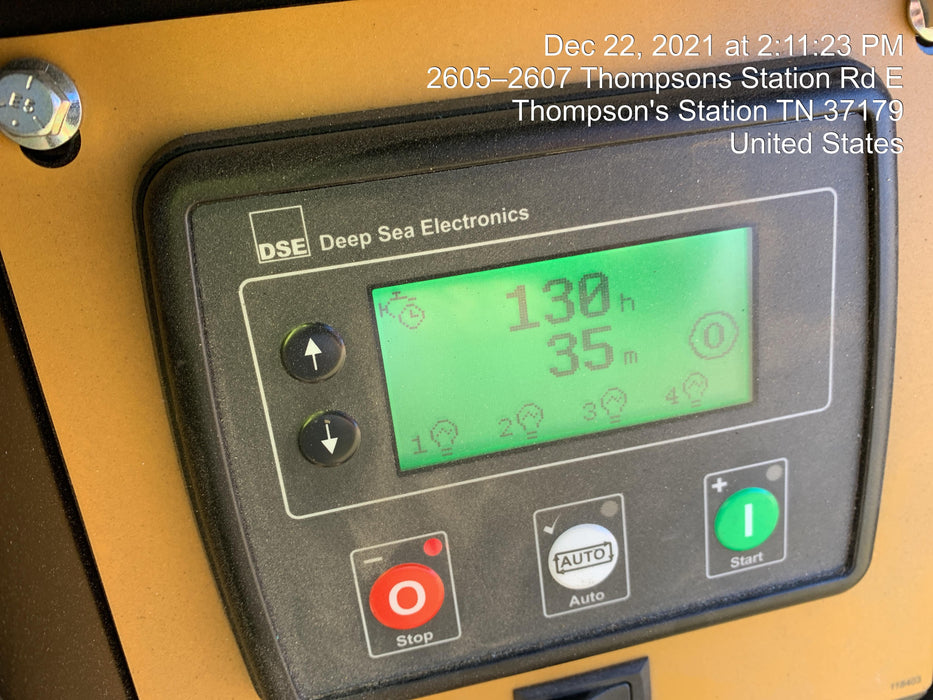 2021 Allmand NLV3GR (4) LED Light Fixture 350W, 23' Vertical Mast, 3kW Prime, Towable, Deep Sea L401, Leveling Jacks, Yanmar T4F 5.8hp