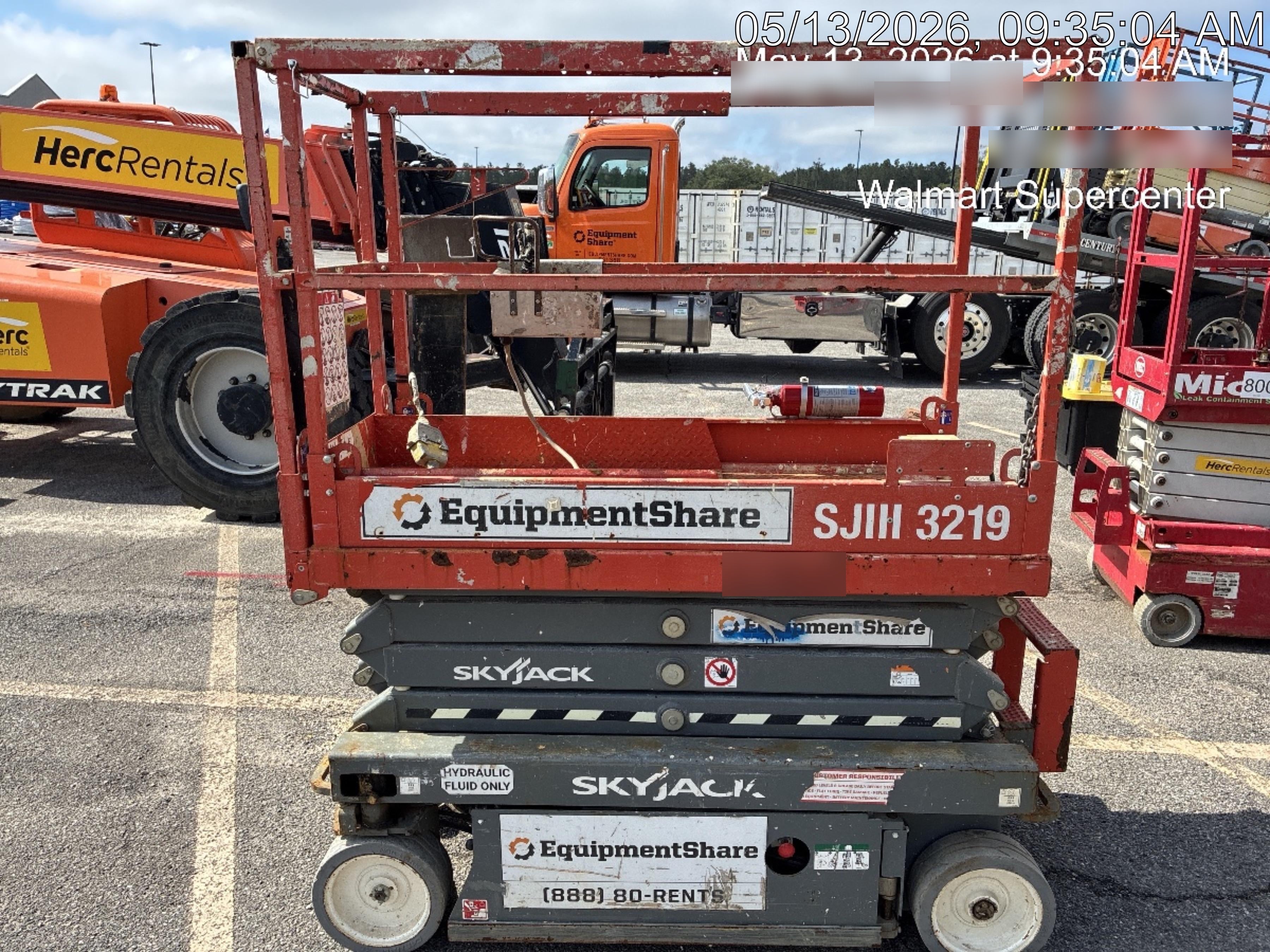 2019 Skyjack SJIII-3219 Standard Options, Trojan Batteries
