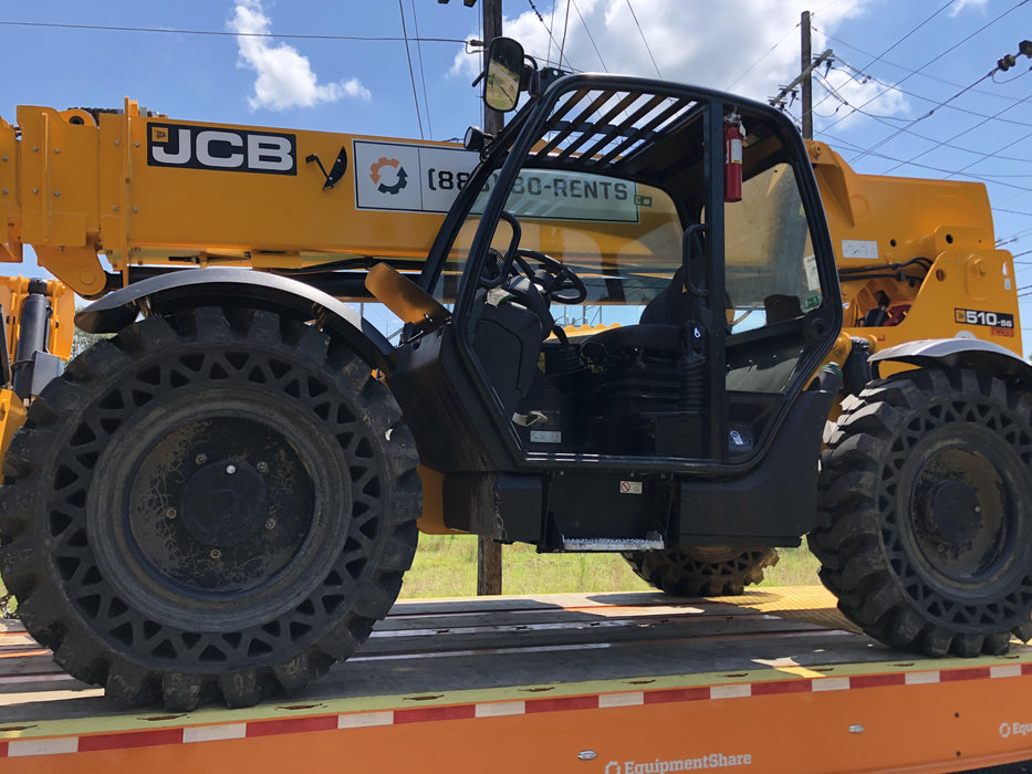2020 JCB 510-56 Canopy, Solid Tires, Work Lights, Beacon, Aux Hydraulics, Back up Alarm, Lifting Eye, ES Decals