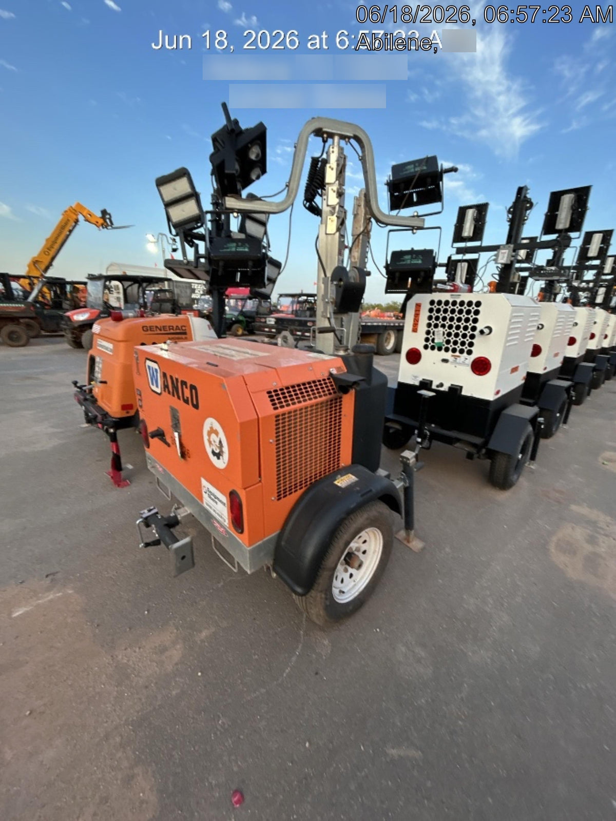2024 Wanco WLTT-4MM4K Diesel, Deep Sea Controller, Shore Power Plug, Auto Start, (4) 350W LED Floodlights, 4kW Generator, 60 Gal Fuel Tank, 2" Ball, T3