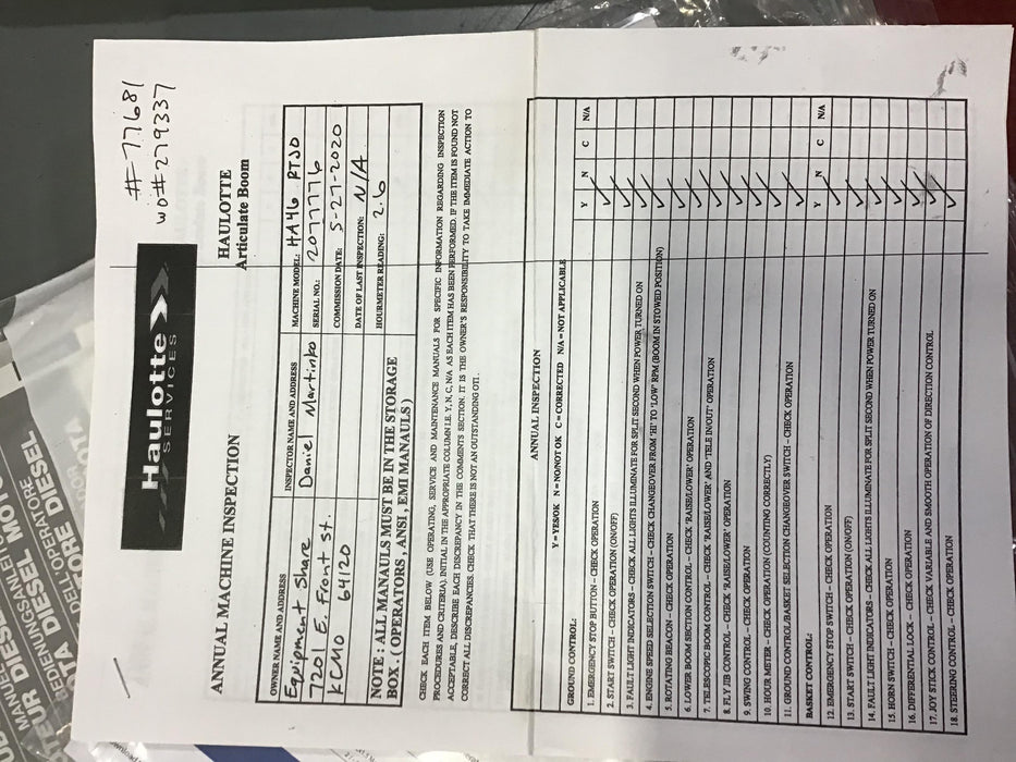 2020 HAULOTTE HA46RTJO