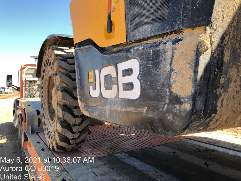 2020 JCB 509-42 Cab/Heat/Air, Solid Tires, Work Lights, Beacon, Aux Hydraulics, Back up Alarm, Lifting Eye, ES Decals