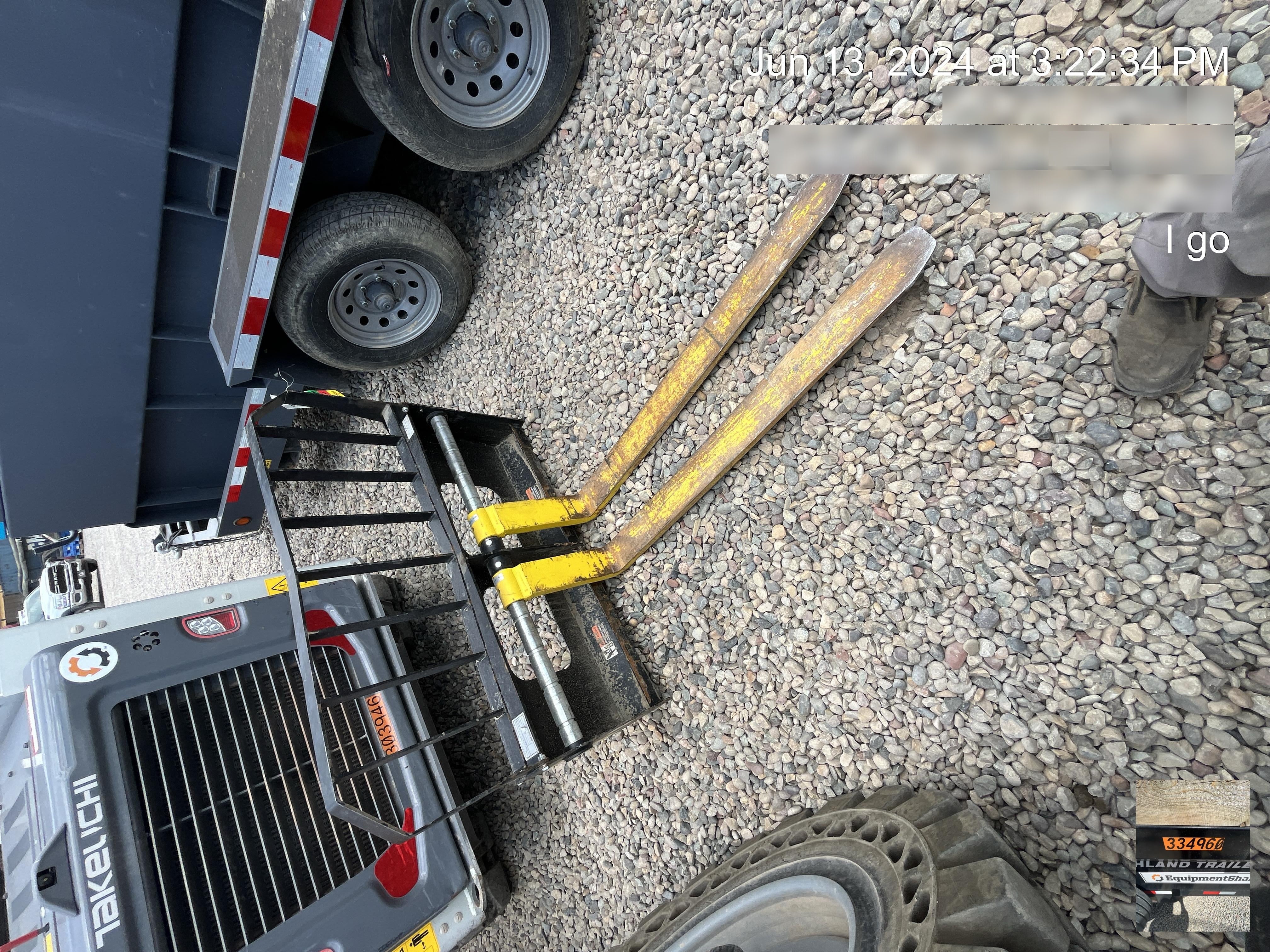 2023 DIGGA 48" Pallet Forks - Digga