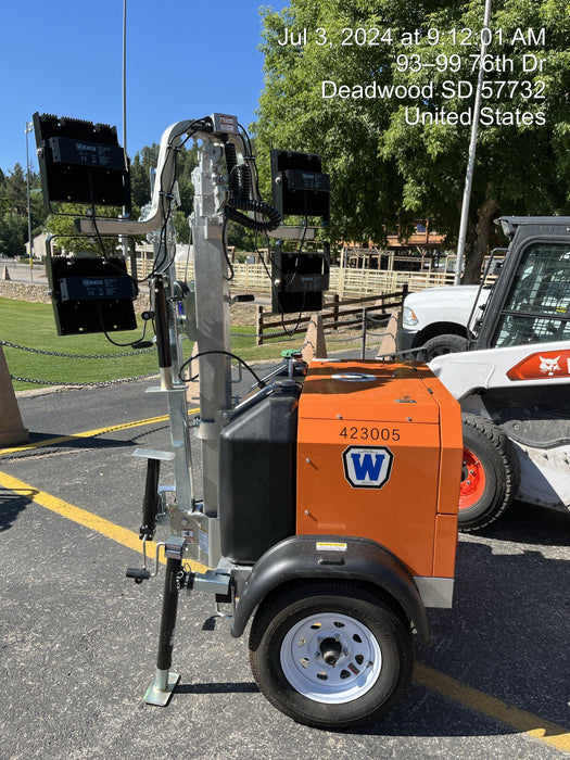 2024 Wanco WLTT-4MM4K Diesel, Deep Sea Controller, Shore Power Plug, Auto Start, (4) 350W LED Floodlights, 4kW Generator, 60 Gal Fuel Tank, 2" Ball, T3