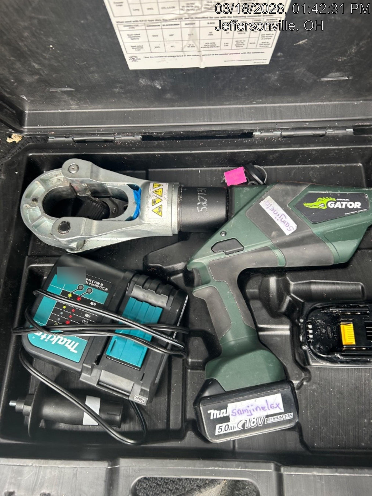 2025 GREENLEE EK1550FLX11