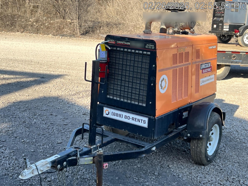 2021 Lincoln Electric Vantage 549X Ready Pak 3, ORANGE (includes trailer, cable rack, fender light kit)