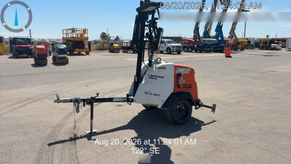 2024 Generac MLT2 Diesel, Flex Switch 120V Input, Powerzone Controller, 
(4) 320W LED Lights, 4kW Generator, 39.9 Gal Fuel Tank, 2" Ball, T3