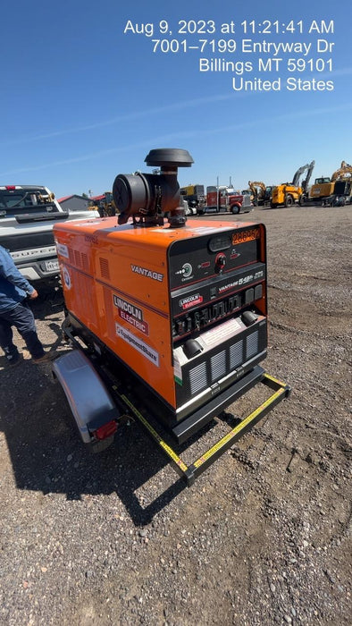 2022 Lincoln Electric Vantage 549X Crosslink Technology, Trailer Mounted, ES Decals, T3