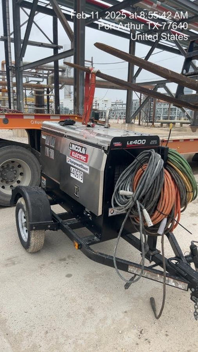 2024 Lincoln Electric LE400 Kubota V1505, Trlr, Cable Rack, Light Kit, ES Decals, T3