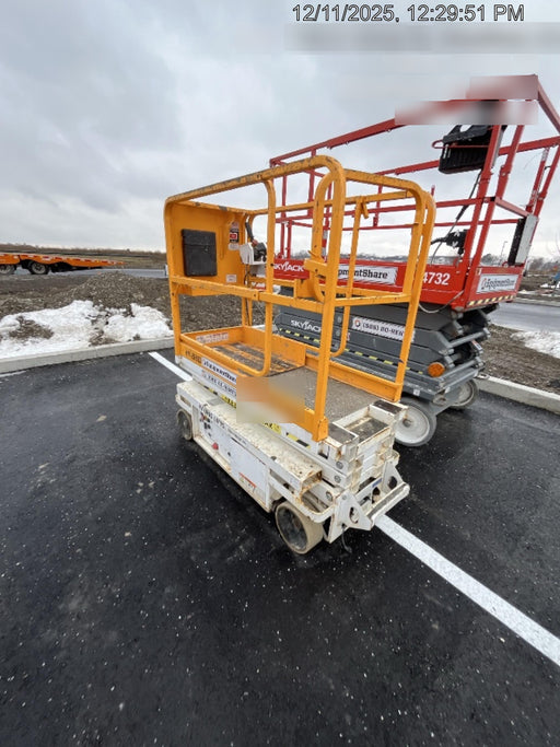 Custom Equipment HB-1430 Hy-Brid Scissor Lift
Platform capacity up to 670 lbs
Working height up to 20 ft
Weighs under 1,700 lbs
Non-marking wheels