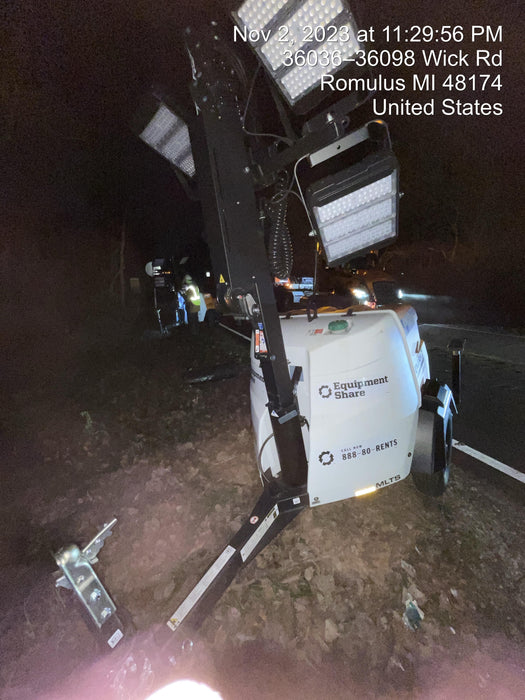 2023 Generac MLT2 Diesel, Flex Switch 120V Input, Powerzone Controller, (4) 320W LED Lights, 4kW Generator, 39.9 Gal Fuel Tank, 2" Ball, T3