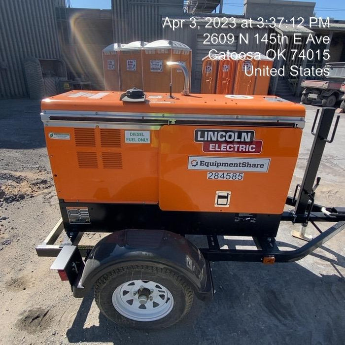 2022 Lincoln Electric LE400 Kubota V1505, Trlr, Cable Rack, Light Kit, ES Decals, T3