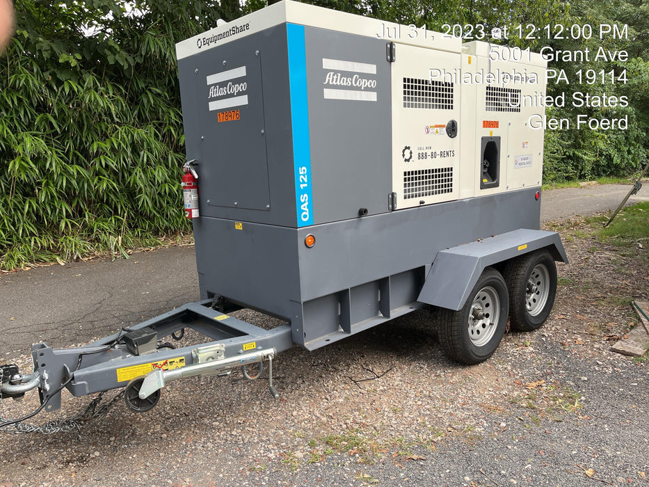 2021 ATLAS COPCO QAS 125