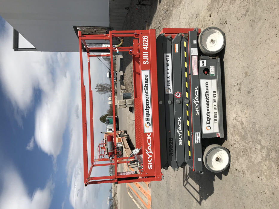 2019 Skyjack SJIII-4626 Standard Options, Trojan Batteries