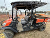 2021 Kubota RTV-X1140W-H Plastic Canopy, Windshield Acrylic Clear, LED Strobe Light, Wire Harness Kit, Back up Alarm