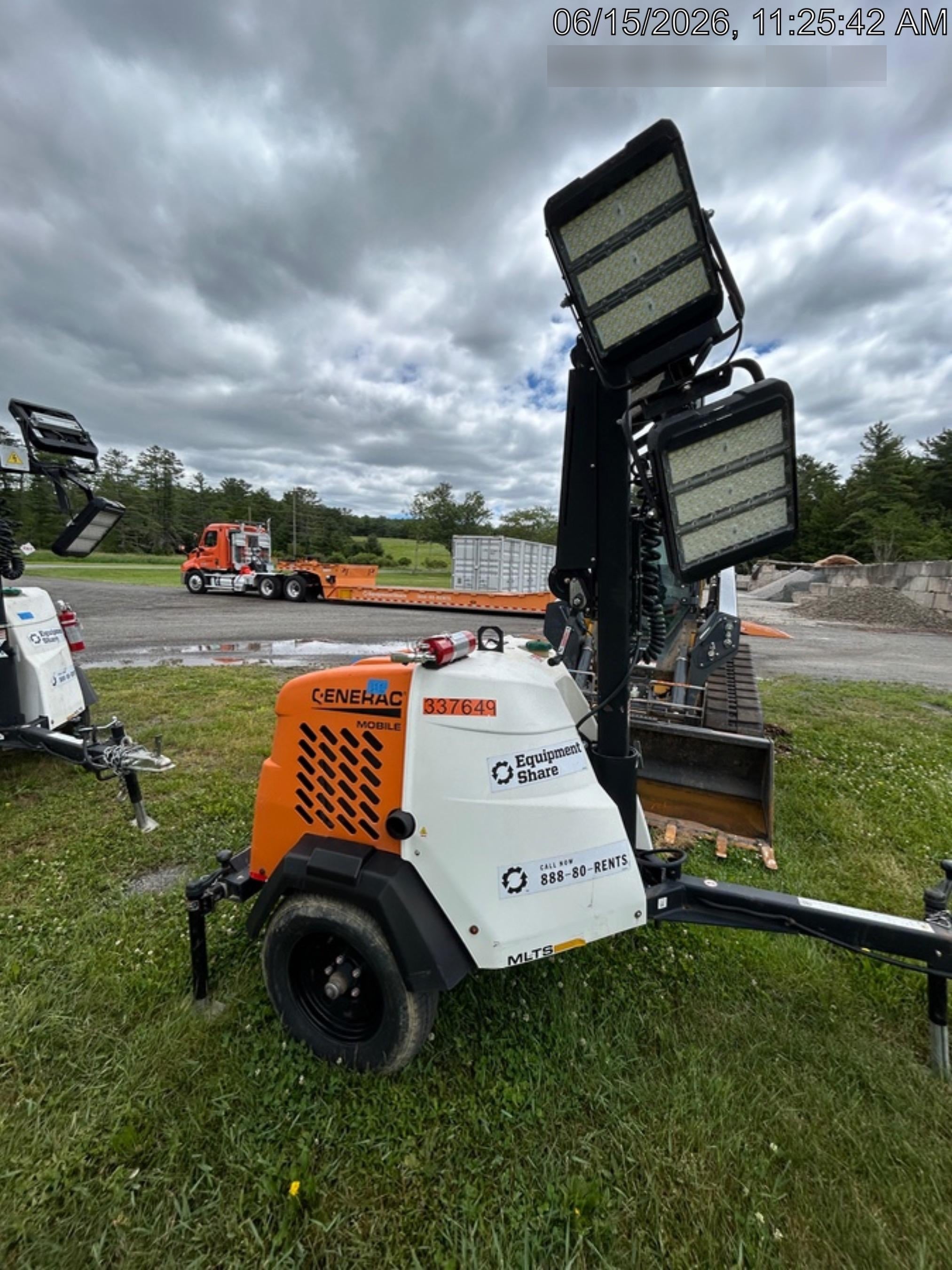 2023 Generac MLT2 Diesel, Flex Switch 120V Input, Powerzone Controller, (4) 320W LED Lights, 4kW Generator, 39.9 Gal Fuel Tank, 2" Ball, T3