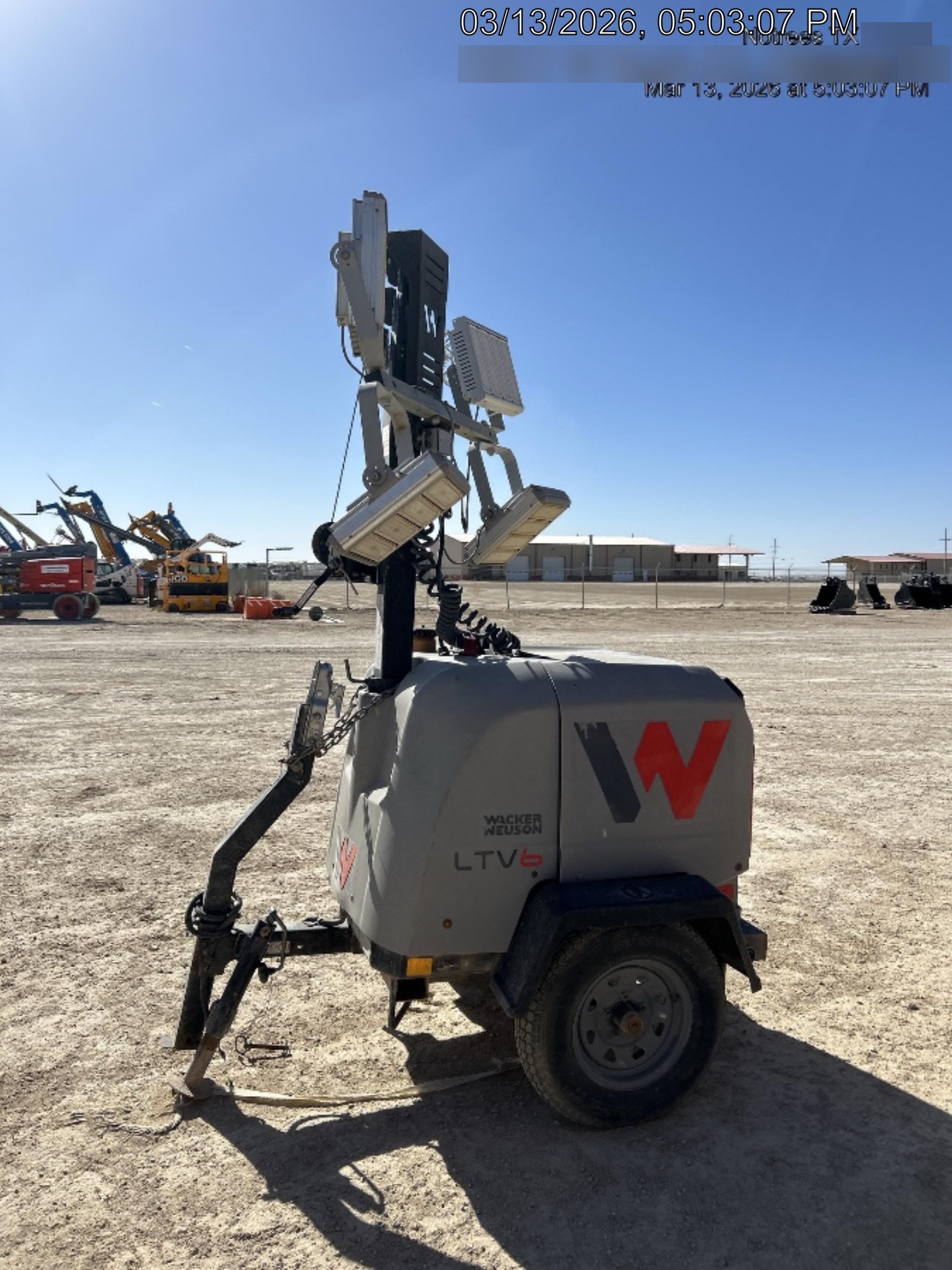 2019 Wacker Neuson LTV6K-LED LED Lighting, ES Track Hardware, Fuel Level Sensor