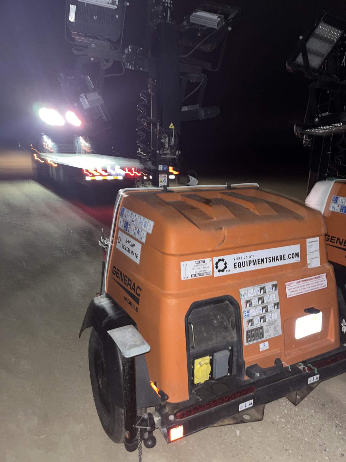 2023 Generac MLT2 Diesel, Flex Switch 120V Input, Powerzone Controller, (4) 320W LED Lights, 4kW Generator, 39.9 Gal Fuel Tank, 2" Ball, T3