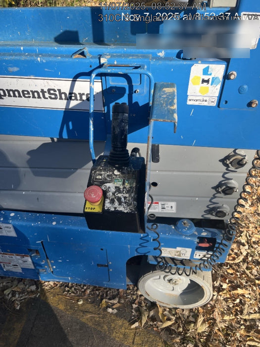 2019 Genie GS-2632 Folding rails with half height swing gate