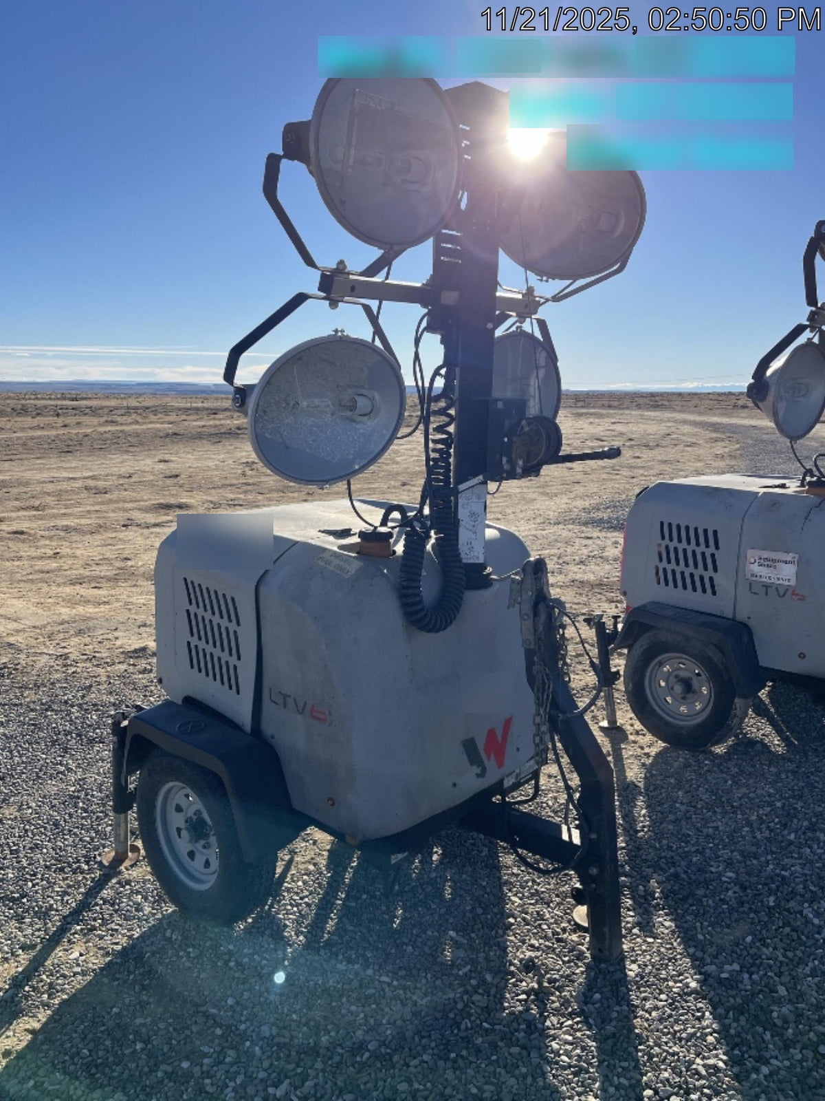 Wacker Neuson LTV6K-MH Wacker Neuson LTV6K Towable Light Tower