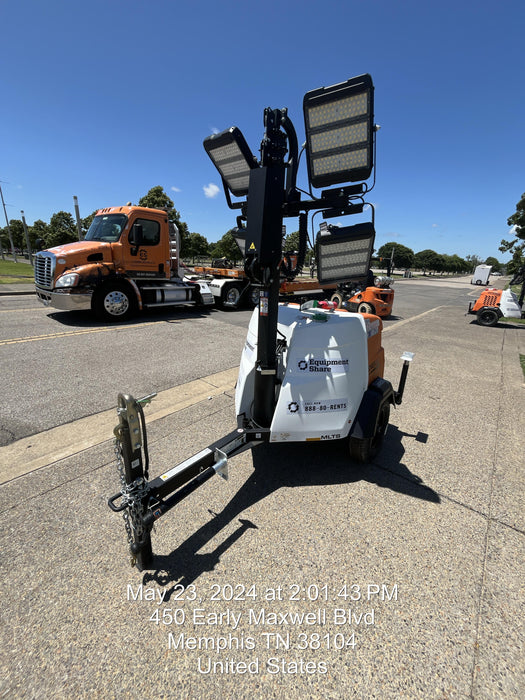 2024 Generac MLT2 Diesel, Flex Switch 120V Input, Powerzone Controller, 
(4) 320W LED Lights, 4kW Generator, 39.9 Gal Fuel Tank, 2" Ball, T3