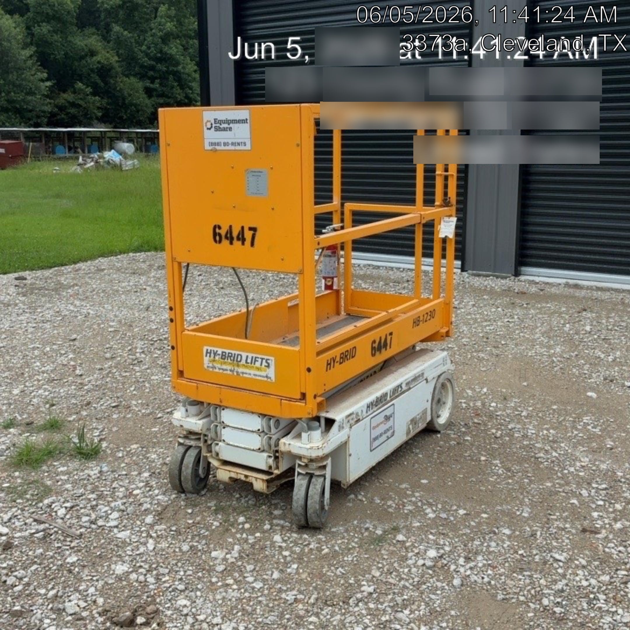2017 CUSTOM EQUIPMENT HB-1230