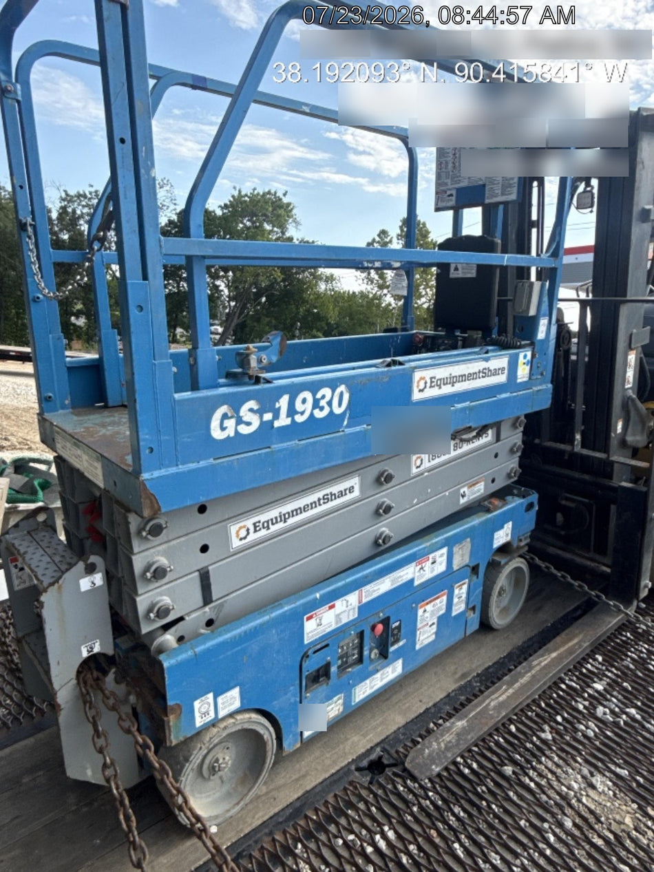 2019 Genie GS-1930 Genie GS-1930 Scissor Lift w/Standard Options