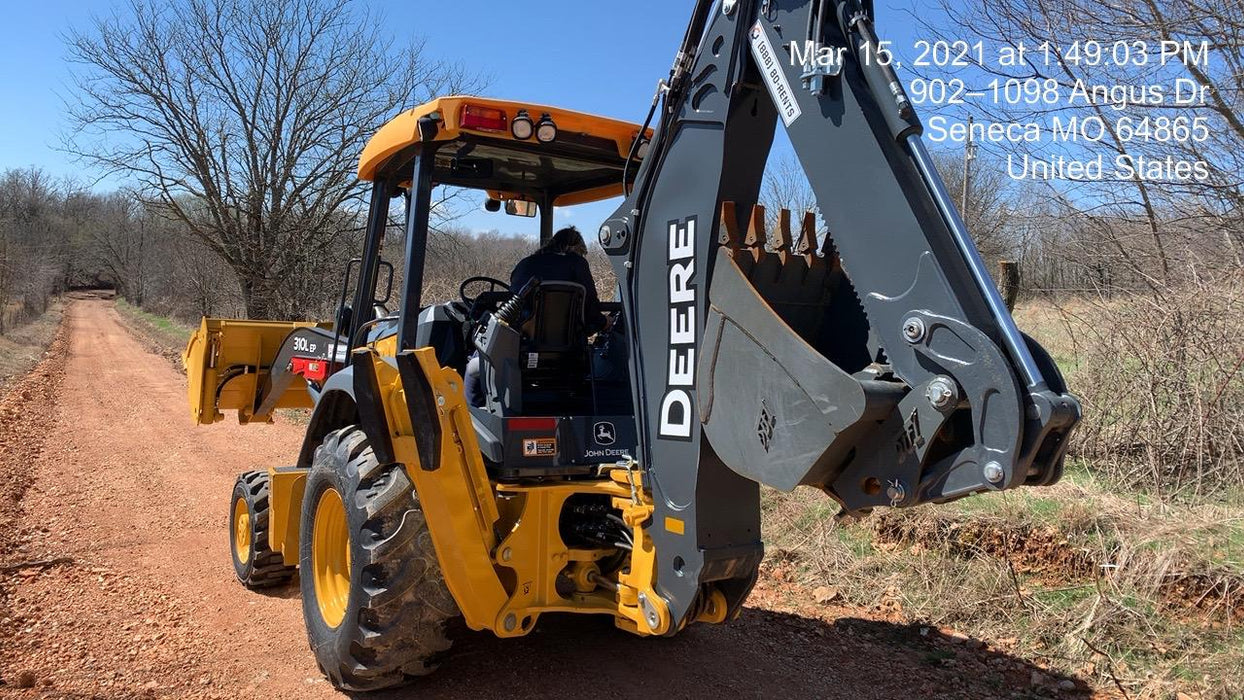 2020 John Deere 310LEP - Extendable Stick Canopy, 4WD, Extendable Stick, Pilot Controls, 2 Way Hydraulics, TAG Manual QC