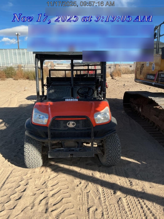 2021 Kubota RTV-X1140W-H Plastic Canopy, Windshield Acrylic Clear, LED Strobe Light, Wire Harness Kit, Back up Alarm