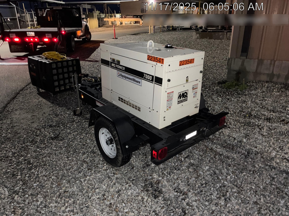 2022 Multiquip DA7000SSA3 Kubota Diesel, Trailer Mounted Package