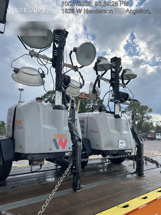 2018 Wacker Neuson LTV6L-MH Wacker Neuson LTV6L Towable Light Tower