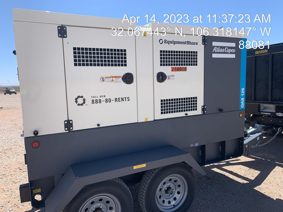 2022 ATLAS COPCO QAS 125