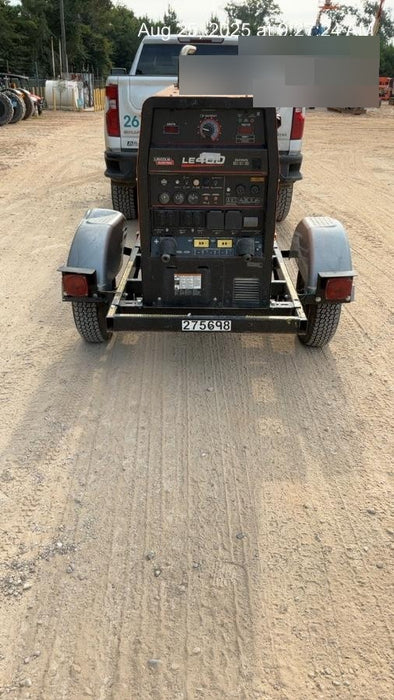 2022 Lincoln Electric LE400 Kubota V1505, Trlr, Cable Rack, Light Kit, ES Decals, T3