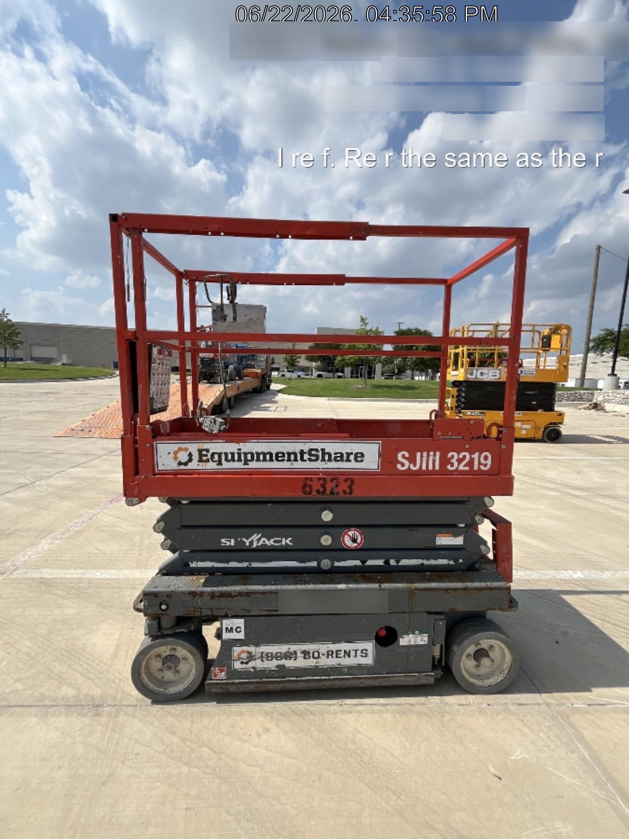 2017 Skyjack SJIII-3219 Skyjack SJ3219 w/Trojan Battery Set, Extended Warranty 5yr/5k hr