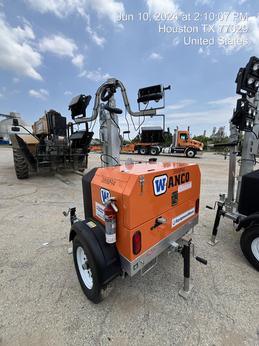 2024 Wanco WLTT-4MM4K Diesel, Deep Sea Controller, Shore Power Plug, Auto Start, (4) 350W LED Floodlights, 4kW Generator, 60 Gal Fuel Tank, 2" Ball, T3