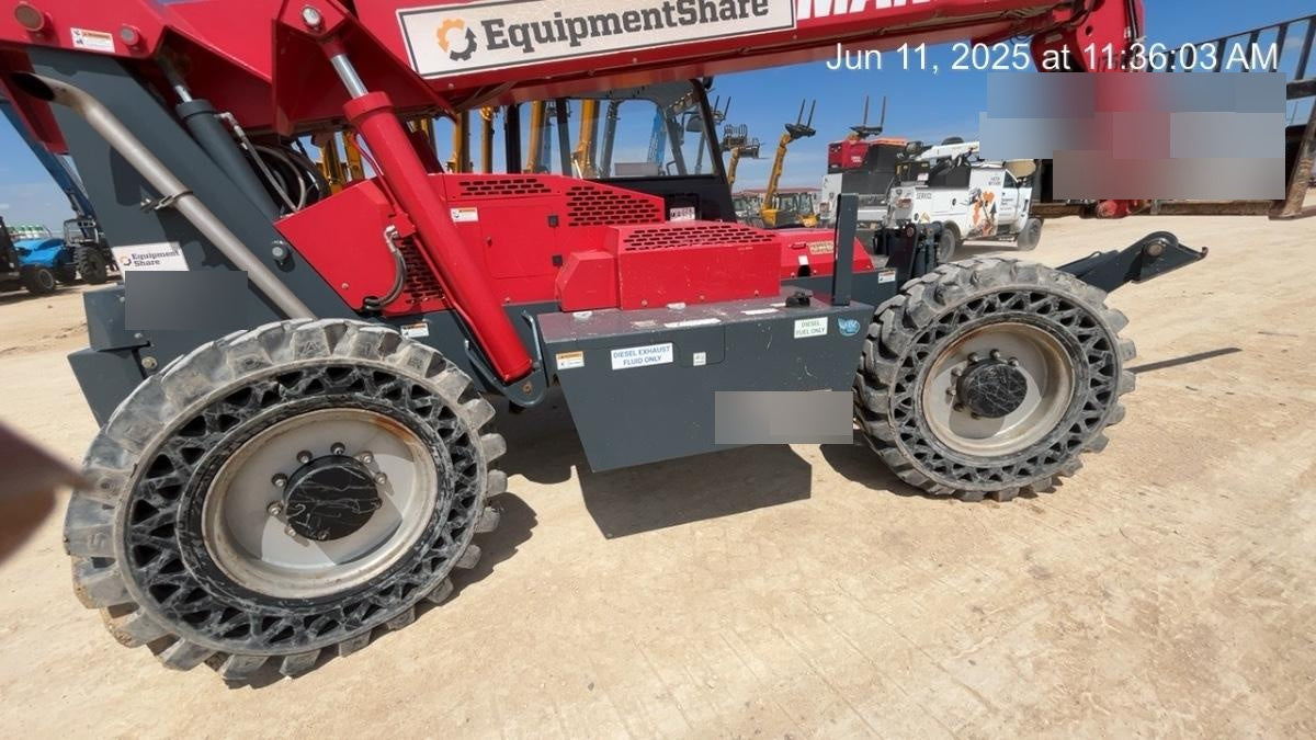 2019 Manitou MTA10055 Manitou MTA10055 - 120 HP T4, Canopy, Worklights/Strobe, Beacon, 66" Carriage, 60" Forks, Solid Tires, Lift Hook, Aux Hydraulics