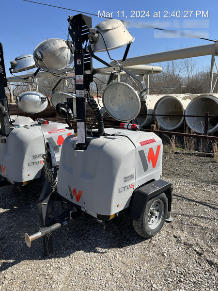 2018 Wacker Neuson LTV6L-MH Wacker Neuson LTV6L Mobile Light Tower w/Fuel Level Sensor Installed