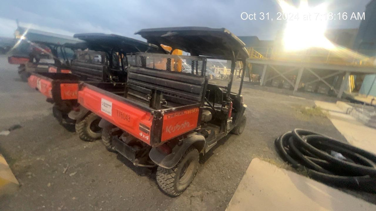 2021 Kubota RTV-X1140W-H Plastic Canopy, Windshield Acrylic Clear, LED Strobe Light, Wire Harness Kit, Back up Alarm