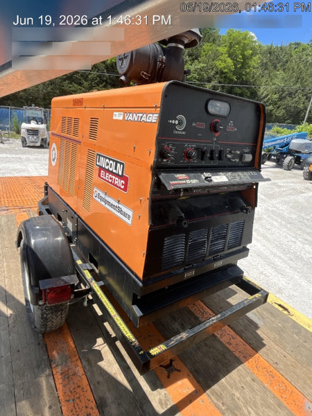 2021 Lincoln Electric Vantage 549X Ready Pak 3, ORANGE (includes trailer, cable rack, fender light kit)